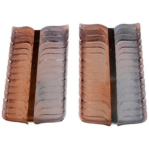 Elegant Pair of 1960s Sconces Design by Carl Fagerlund with an Art Deco Style