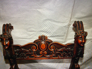 French 19th century throne