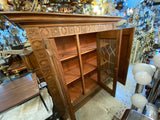 antique French bookcase/vitrine