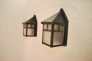 Pair of Arts and Crafts Outdoor Sconces