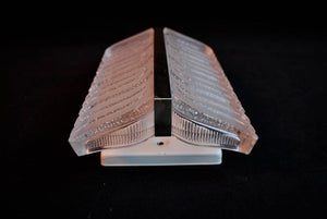 Elegant Pair of 1960s Sconces Design by Carl Fagerlund with an Art Deco Style