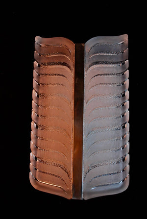 Elegant Pair of 1960s Sconces Design by Carl Fagerlund with an Art Deco Style