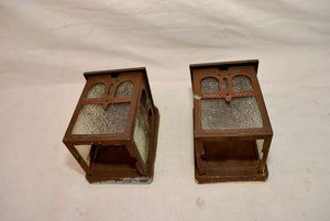 Pair of Art and Craft outdoor sconces