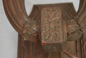 Beautiful and rare pair of 1920's copper sconces