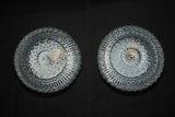 Pair of French 1960's sconces or ceiling flush mount lights