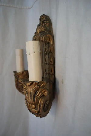 Elegant Pair of 1920s Sconces