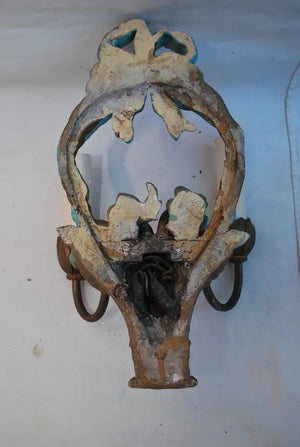 Beautiful pair of 1920's plaster sconces