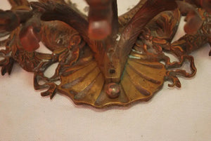 Elegant Pair of Late 19th Century French Bronze Sconces