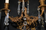 Beautiful and elegant pair of late 19 th Century French bronze sconces