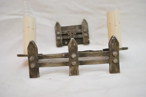 Set of Four Craftsman/Gothic Sconces