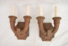 Beautiful and rare pair of 1920's copper sconces