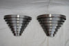 Pair of 1970s Sconces Deco Style