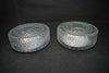 Pair of French 1960's sconces or ceiling flush mount lights