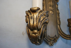 Elegant Pair of 1920s Sconces