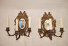 Elegant Pair of Late 19th Century French Bronze Sconces