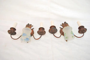 Elegant pair of 1920's sconces