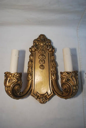 Elegant Pair of 1920s Sconces