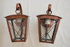 Pair of 1940s Copper Outdoor Sconces