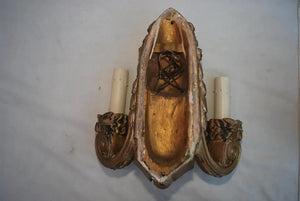 Elegant Pair of 1920s Sconces