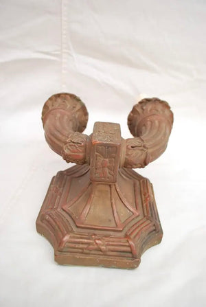 Beautiful and rare pair of 1920's copper sconces