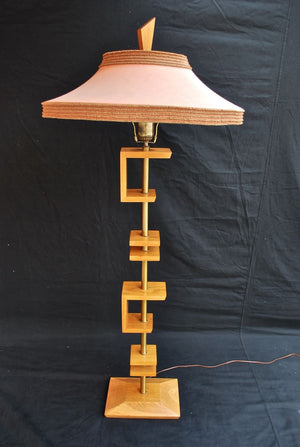 Beautiful Pair of Table Lamps by James Mont with Original Shade