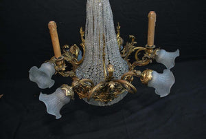 Beautiful and Elegant French Bronze Chandelier
