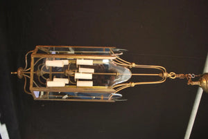 Beautiful and Large 1920's Brass Lantern