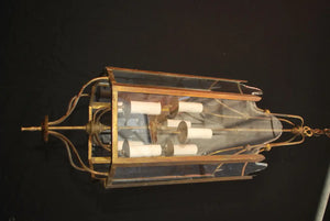Beautiful and Large 1920's Brass Lantern