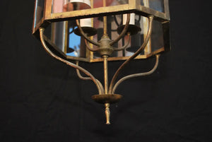 Beautiful and Large 1920's Brass Lantern