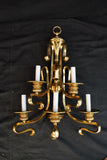 Large and Rare Solid Brass Sconces