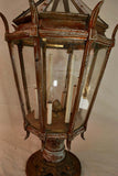 Large 1920s Outdoor Post Light