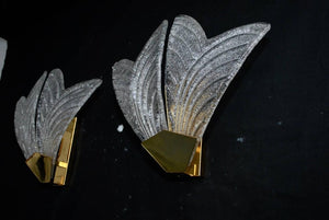 Beautiful and Elegant Pair of Murano Sconces