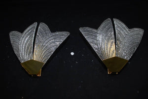 Beautiful and Elegant Pair of Murano Sconces