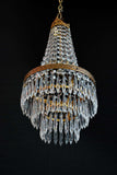 Beautiful and Elegant 1940's Italian Crystal Light