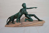 French 1930 Art Deco Bronze By Max Le Verrier