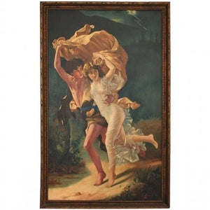 Beautiful 1920's painting signed G.Moreschi