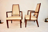 Elegant Pair of Mid-Century Leather Chairs Design by Monteverdi Young