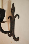 Set of Four French 1930s Wrought Iron Sconces