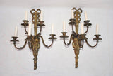 Large Pair of French Bronze Sconces Louis XV Style ( with one more pair )